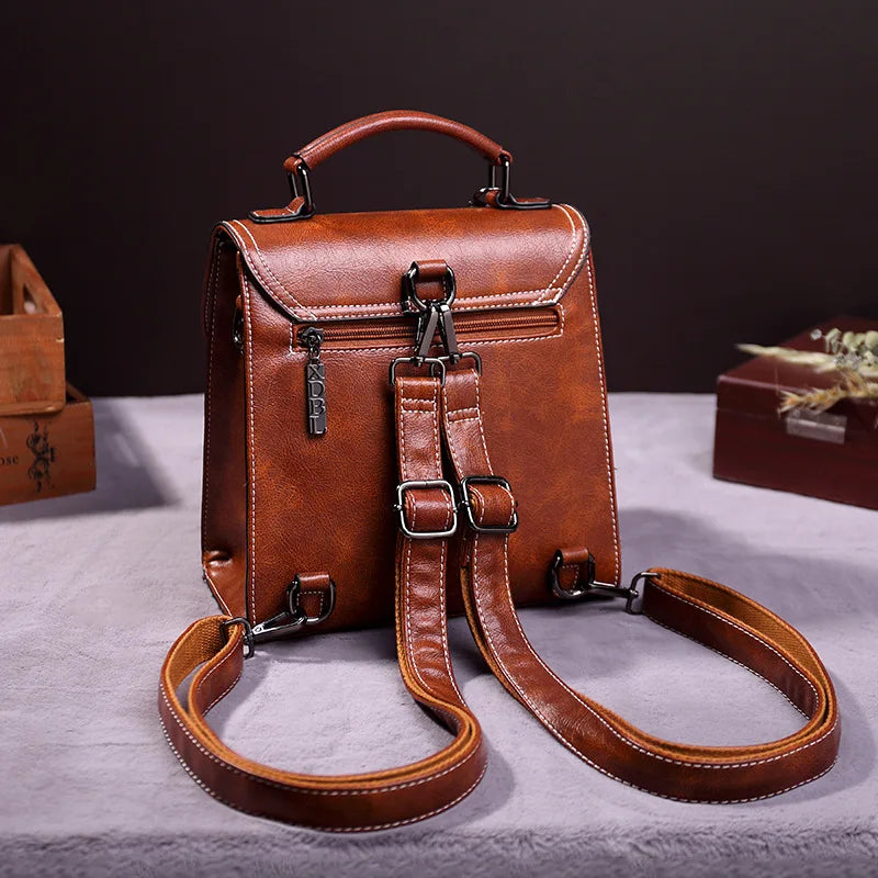 Sac à dos vintage en cuir
