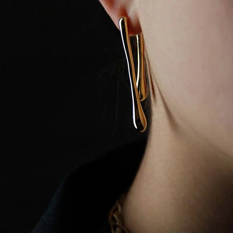 Boucles d'oreilles goutte d'eau vintage